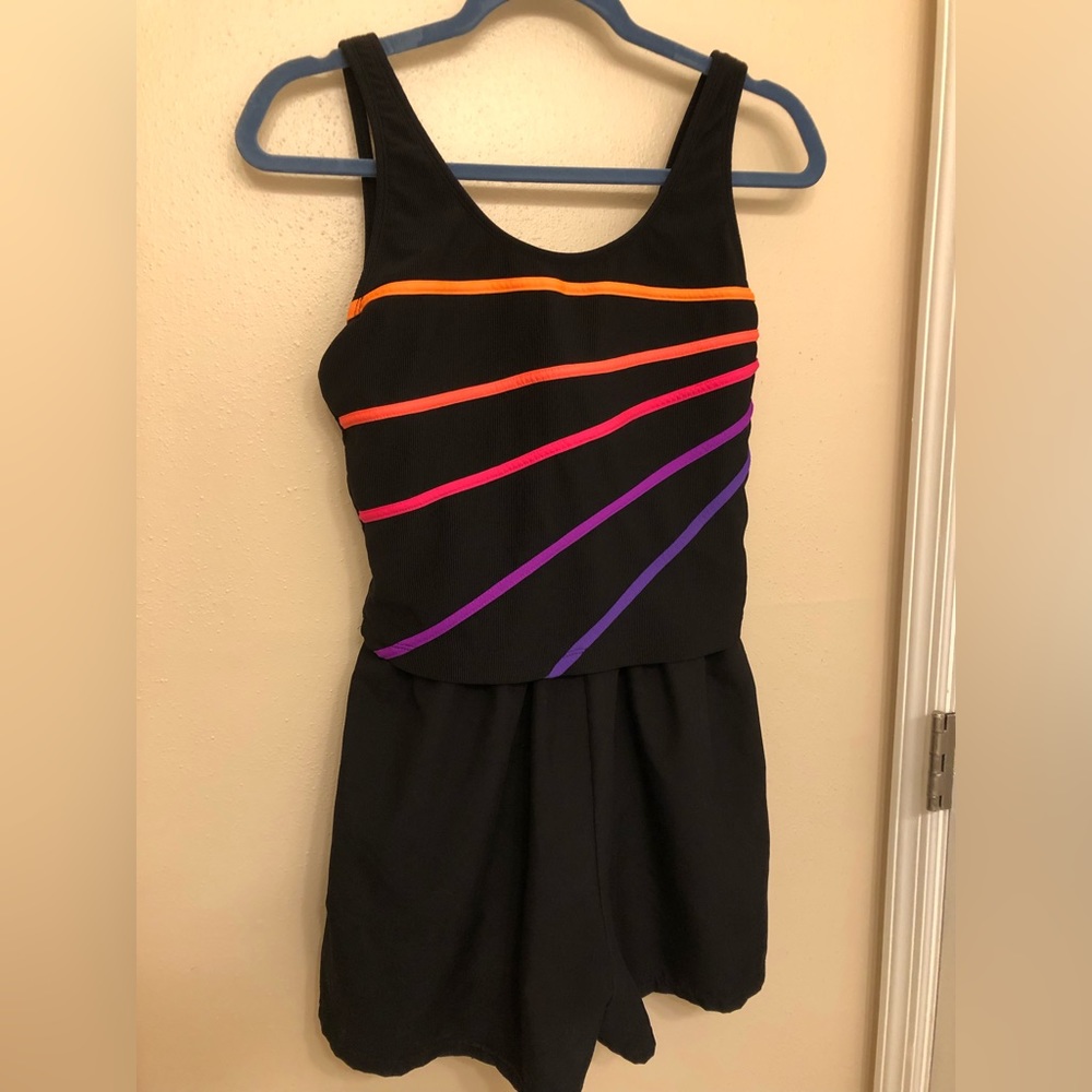 Beach Cabana L One Piece Swimsuit With Shorts Bottom